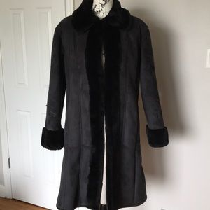 Che Bella Faux Suede Fur WhimsyGoth Fuzzy Teddy Long Vintage Penny Lane western